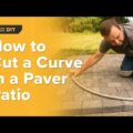 How to Cut Curves in Pavers With Angle Grinder