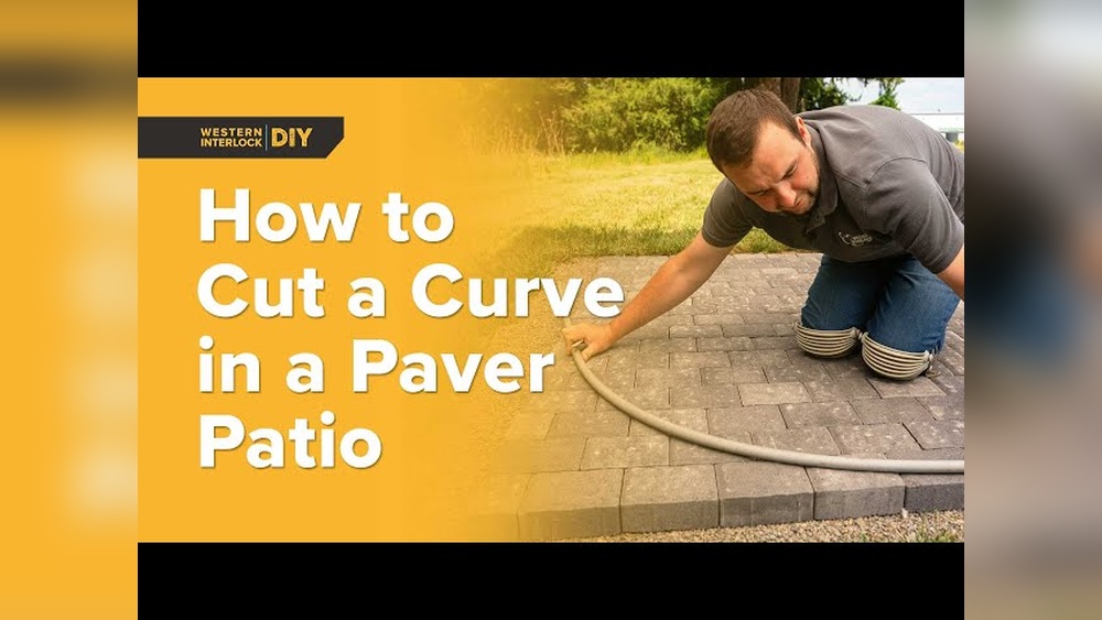 How to Cut Curves in Pavers With Angle Grinder