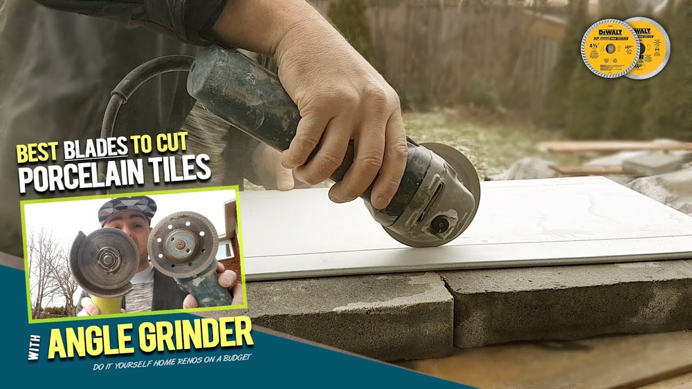 How to Cut Porcelain Tile With Angle Grinder